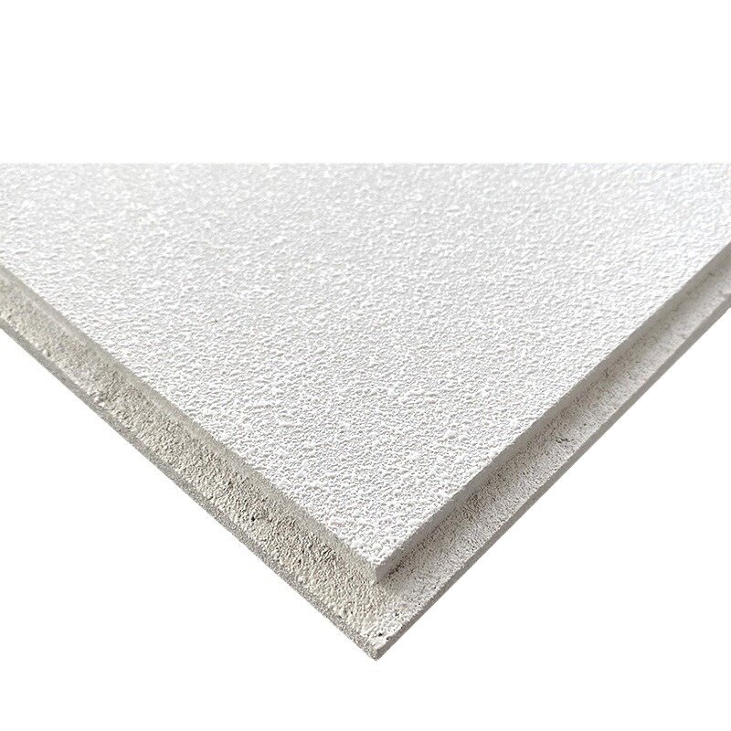 覆膜隔音天花板吊顶装饰性吸音材料多种规格覆膜保温龙骨矿棉板