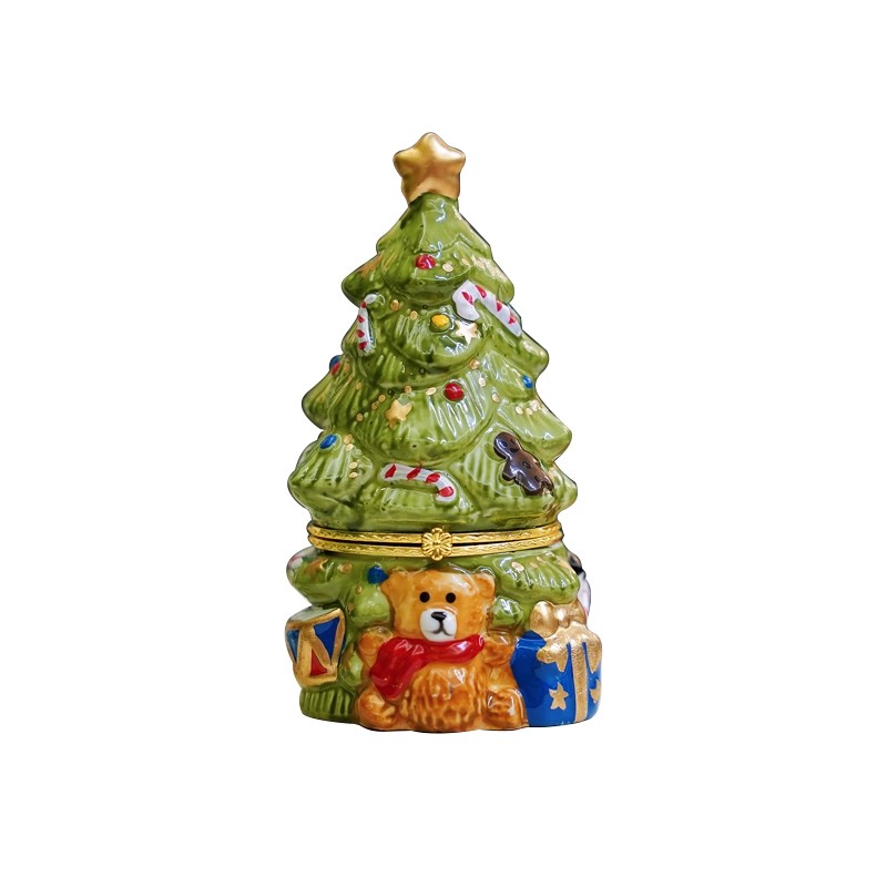 创意陶瓷首饰盒圣诞树