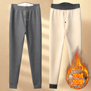 保暖裤男士加绒加厚2025款冬季秋裤高腰发热打底裤贴身爸爸棉毛裤