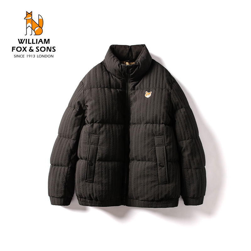 威廉福克斯立领90%鸭绒羽绒服
