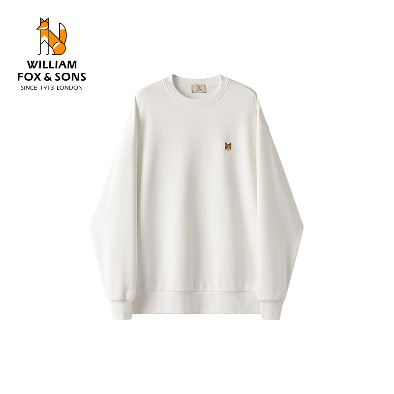 英国小狐狸圆领卫衣男