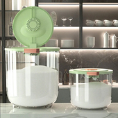 装 面粉大米 米桶防虫防潮密封家用食品级收纳盒粮食储存罐米箱面