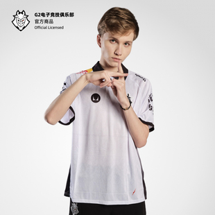 上海Major限定白色粉丝POLO 2024 G2队服昂恩电竞 ESPORTS