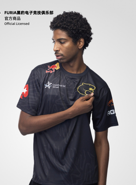 巴西FURIA黑豹官方正品24电竞CS2选手短袖T恤MOLODOY同款昂恩电竞
