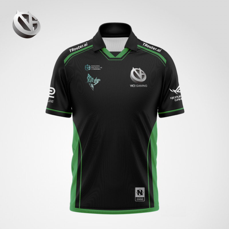 VG战队TI15官方选手出征队服Vici Gaming T恤选手比赛服Xm同款