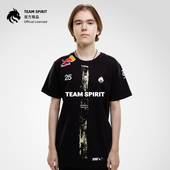 选手队服CS2纯棉T恤donk同款 Team Spirit绿龙2025年正品 昂恩电竞