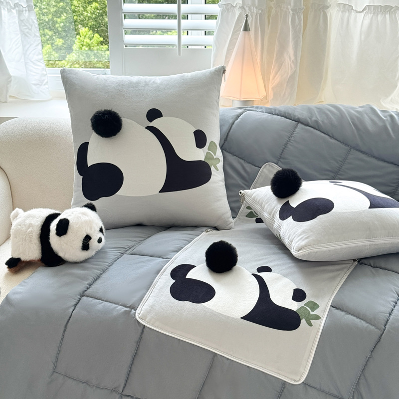 汽车抱枕被子两用车载办公室午睡毯子二合一可折叠收纳小枕头被子