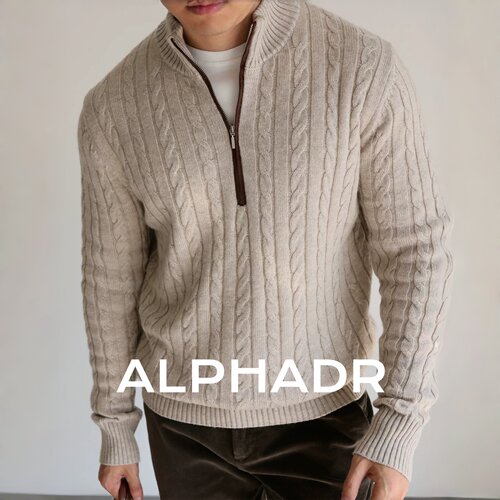 ALPHADR高端轻奢老钱羊毛针织衫