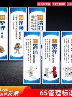 工厂车间企业文化安全质量管理挂图仓库生产现场办公室工厂制度牌6s5s7s8s9s10s管理标语整理整顿清洁墙贴订