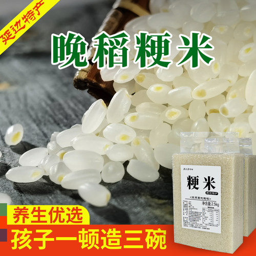 延边晚稻粳米10斤米油厚养生优选