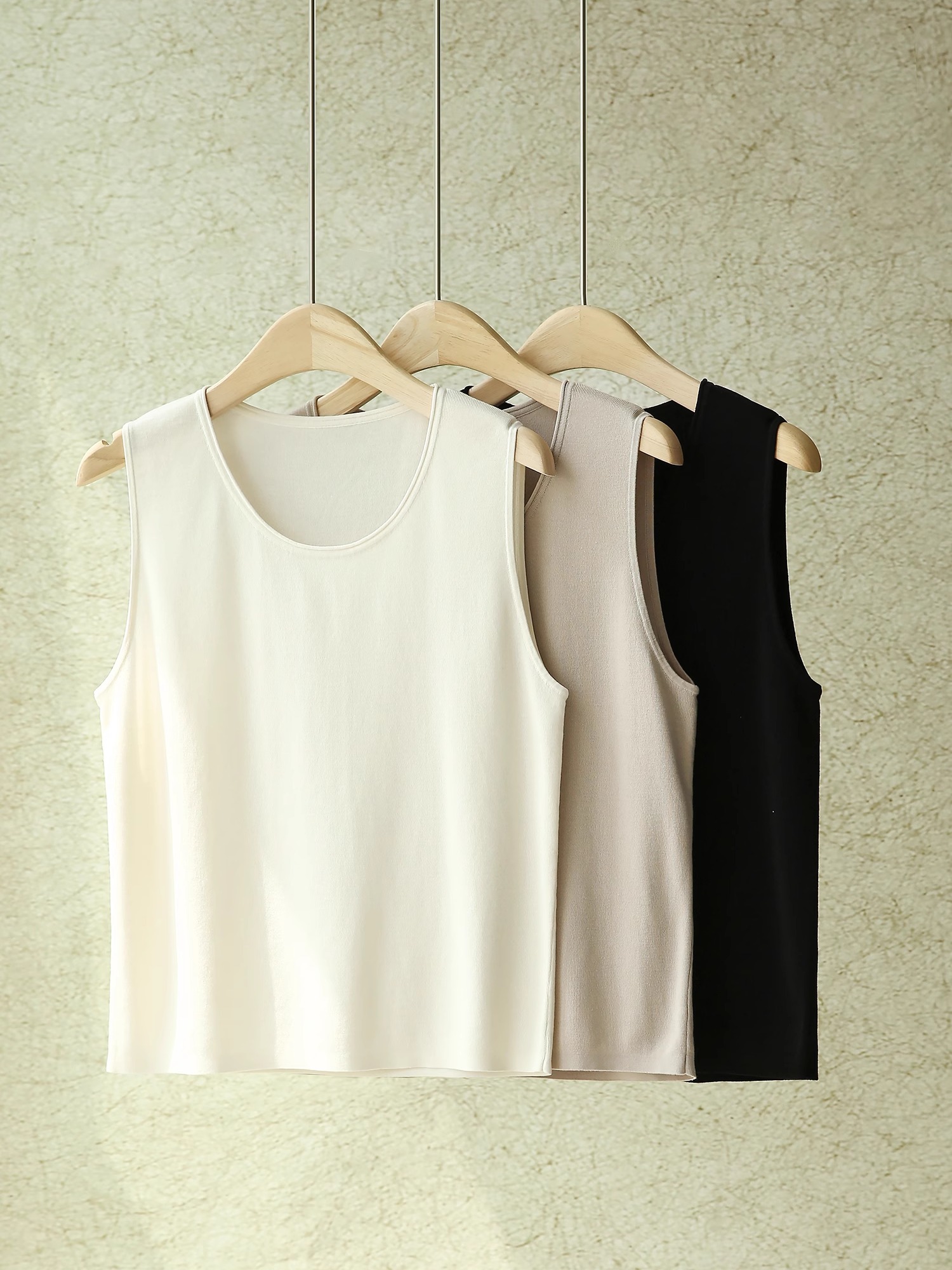 【莱赛尔/棉/桑蚕丝/亚麻】25新/CleanFit针织背心 简约内搭外穿