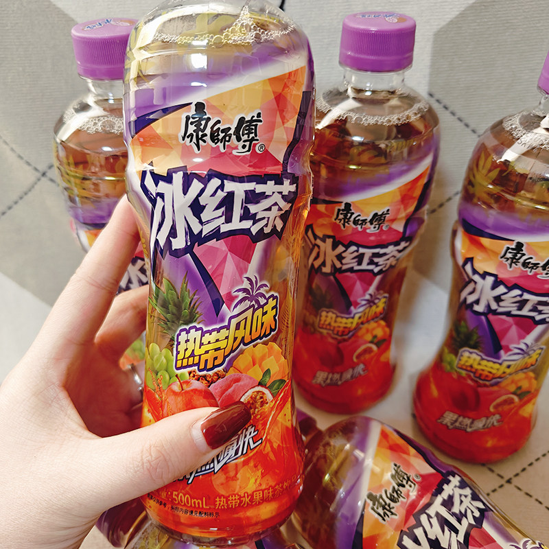 康师傅热带风味冰红茶500ml
