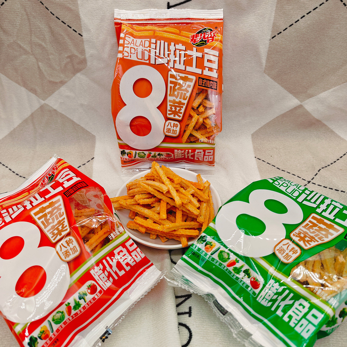 辈儿香沙拉土豆多口味脆条