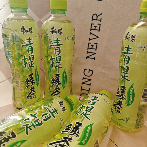 康师傅青提绿茶500ml茶饮料饮品