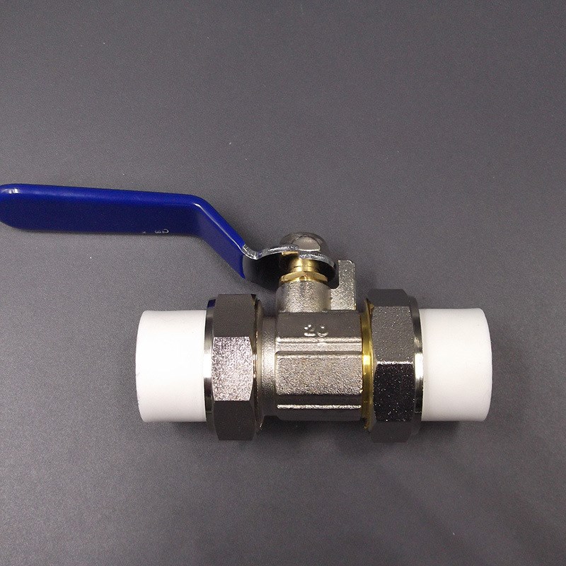 ppr20-63方体双活接铜球阀 铜球阀热熔铜球阀20-110规格齐全