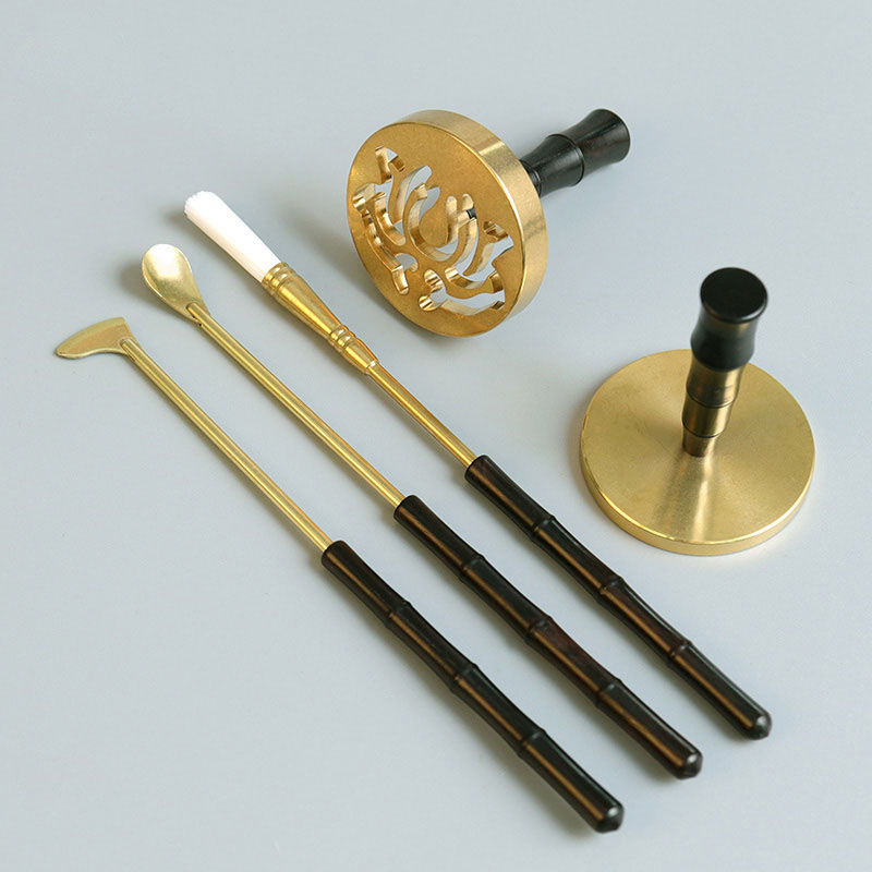 香道工具黑檀木柄套装