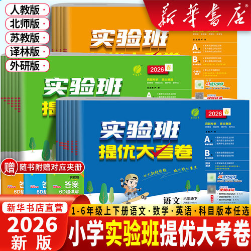 实验班提优大考卷单元期末测试卷