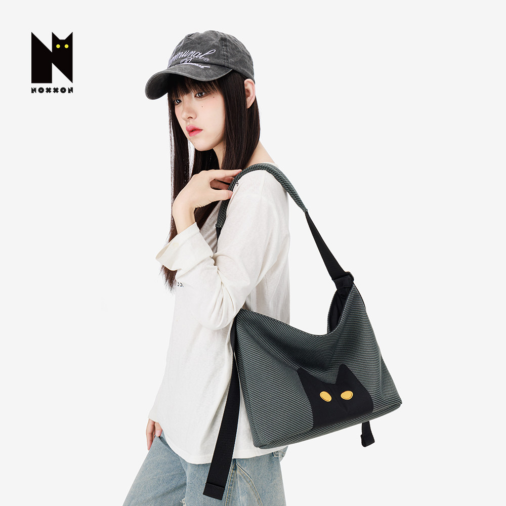 NOXXON偌闪通勤斜挎包小众设计原创腋下休闲慵懒单肩包女大容量图片