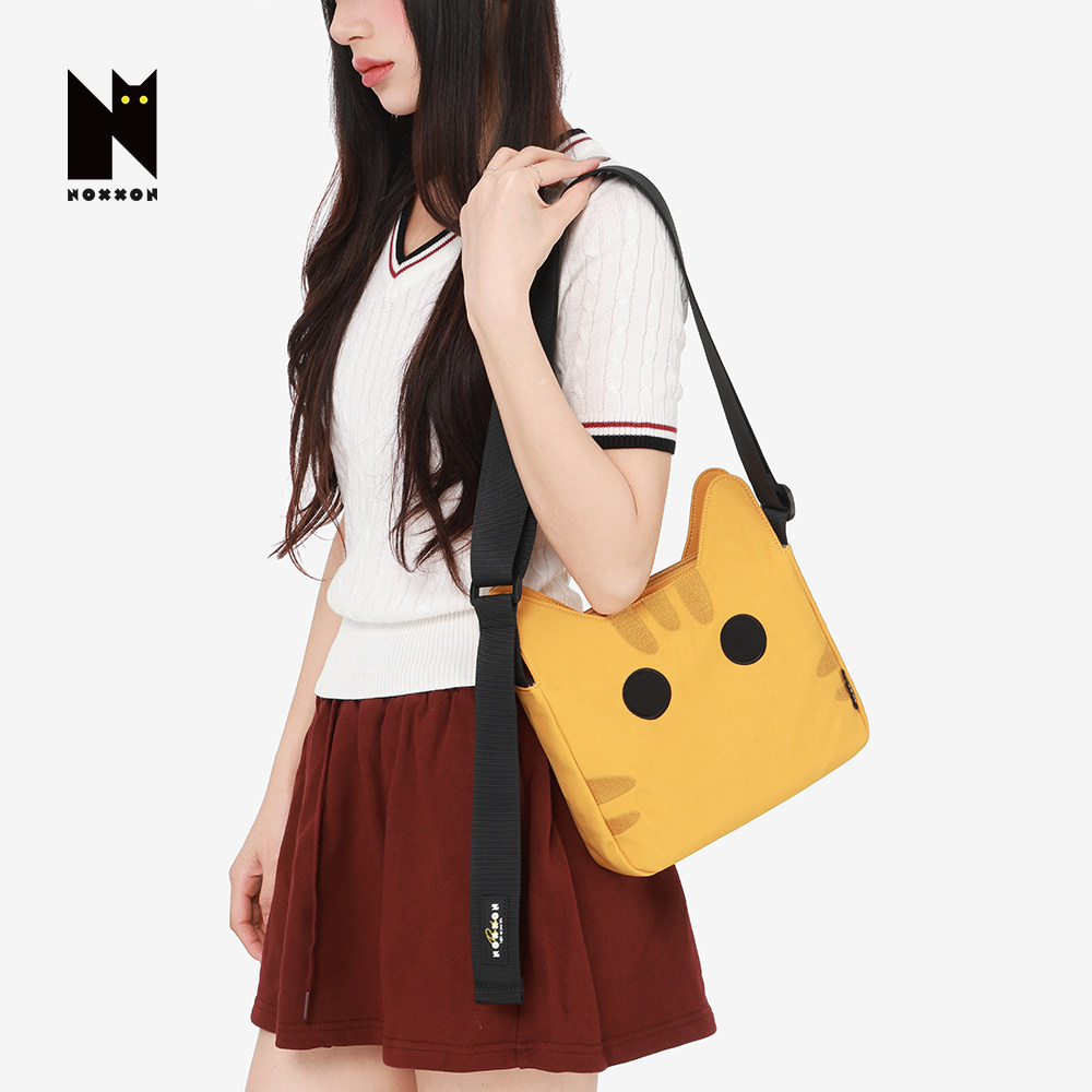 NOXXON猫咪设计感小众通勤休闲单肩包女轻便小个子腋下斜挎包小型图片