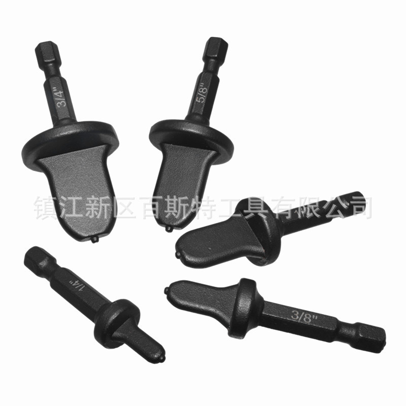 五件套六角柄喇叭口胀管器 空调铜管扩口器 撑管器 管口扩大工具