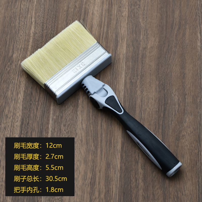 可调节角度油漆刷加长加厚仿猪鬃刷可插伸缩杆保洁清洁刷子扫灰尘