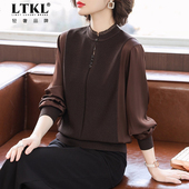 洋气薄款 2025秋针织打底新爆款 中老年女装 中年女妈妈秋装 长袖 T恤