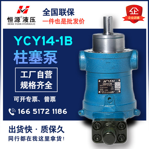 轴向柱塞泵恒源液压YCY14-1B