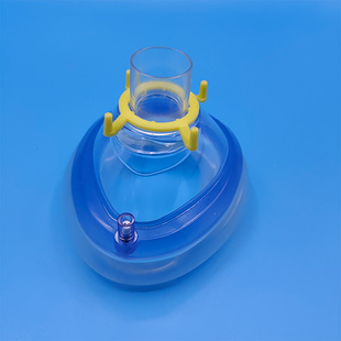 简易呼吸器配件面罩 PVC可充气式麻醉面罩 成人小儿麻醉呼吸面罩