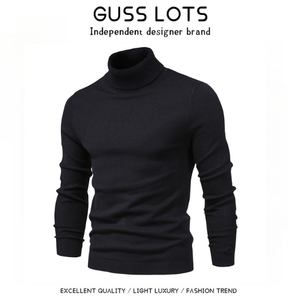 Gulots WinterWarm冬日之暖男士套头毛衣高领休闲针织衫