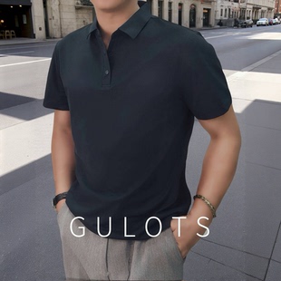 夏季 Gulots 男款 珠地短袖 抗UV速干商务轻奢防晒7A抗菌 polo衫