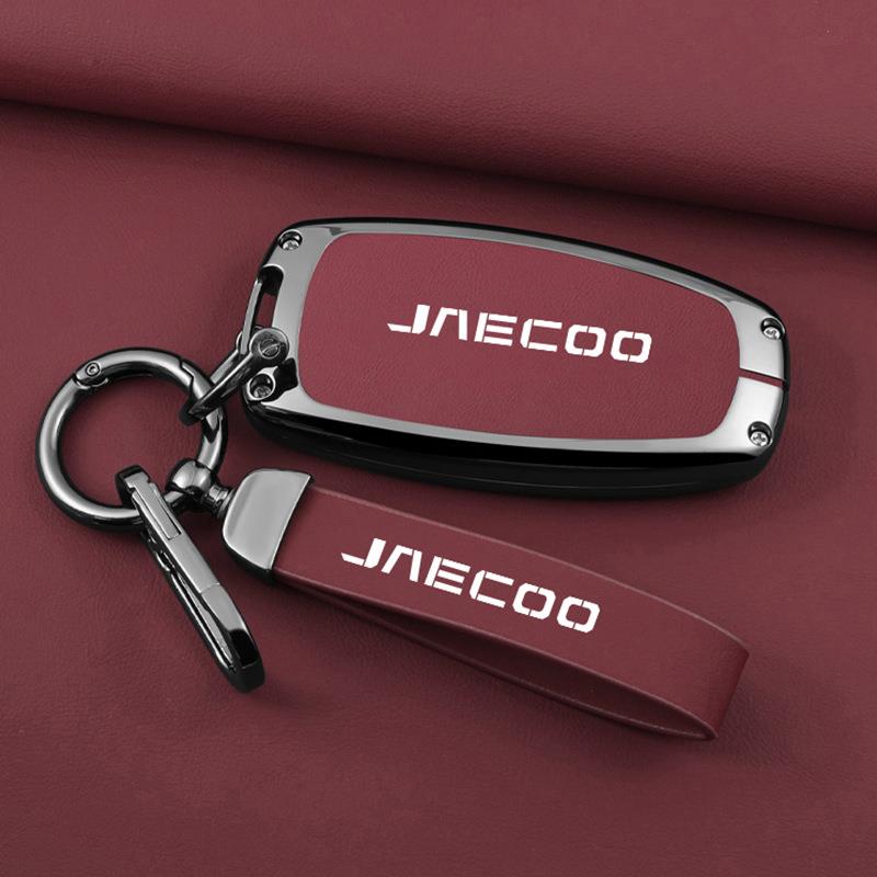 适用于奇瑞JAECOO  car case钥匙套瑞虎J7 plus j8杰库汽车锁匙包