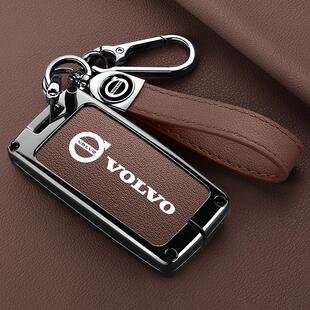 适用volvo沃尔沃XC60钥匙套S60l S80l V60 V40 XC40遥控金属包扣