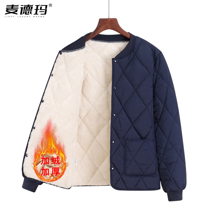 防寒棉服内胆男加绒加厚保暖棉衣