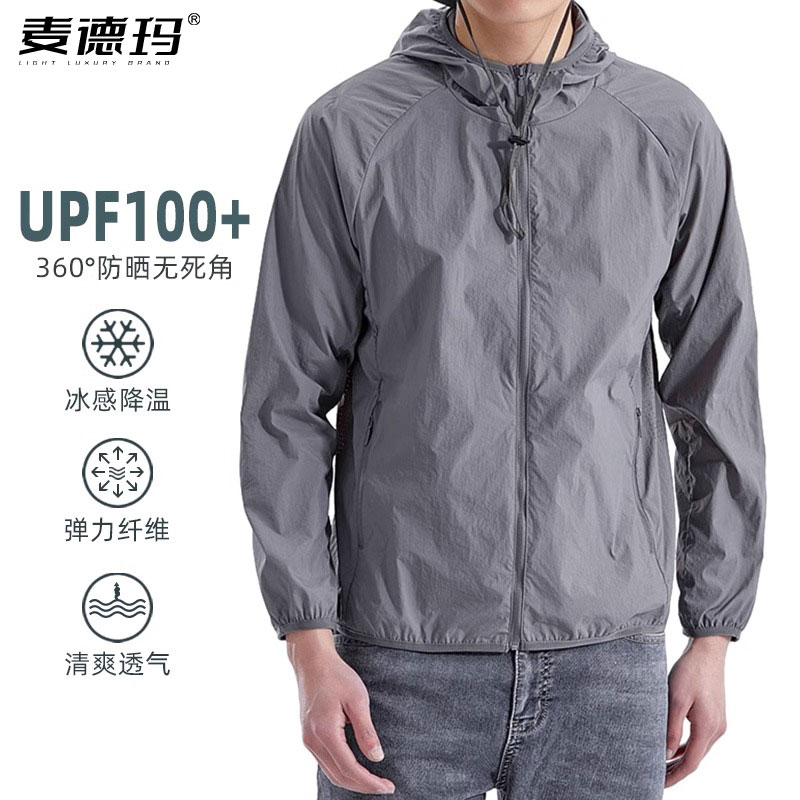 防晒衣upf100+冰丝网眼透气外套