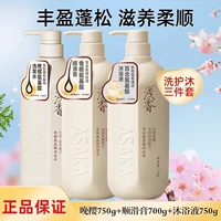 Кондиционер, гель для душа, комплект, 3 предмета, пробный комплект, подарок на день рождения