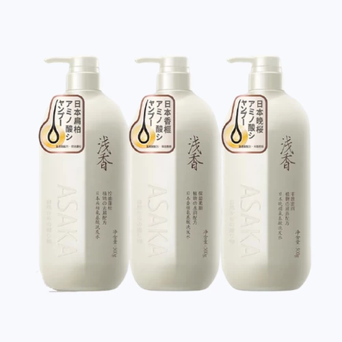 Японский шампунь на основе аминокислот, гель для душа, кондиционер, комплект со стойким ароматом, долговременный эффект, контроль жирного блеска, придает объем, удаление перхоти, против зуда