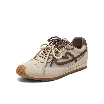 【40码】百丽复古撞色阿甘鞋女2025秋新运动风休闲鞋E7H1DCM5