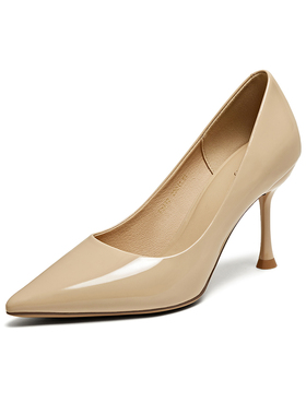 【41码】百思图2025秋季款时尚简约通勤细高跟尖头女鞋F3212CQ5