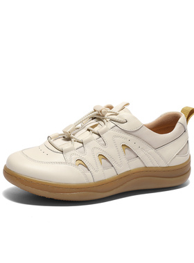 【33码】森达麦浪可可女款2025春新商场同款德训休闲鞋4CFD6AM5