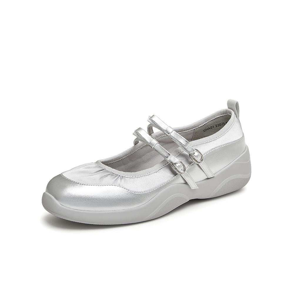 百思图春季时尚玛丽珍女单鞋