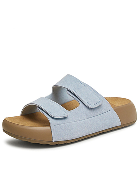 【40码】TATA/他她2025夏百搭勃肯鞋时尚女拖鞋新款4QY01BT5