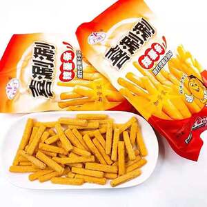 金潭喜涮涮辣薯条8090后怀旧零食童年校园儿时经典小吃