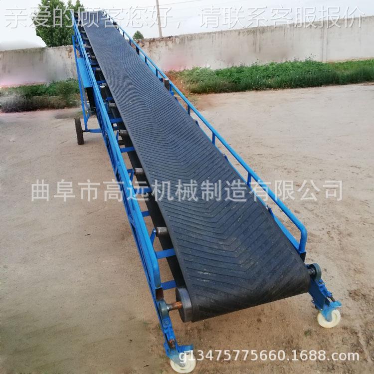 砂输石料场土皮带送SXO机可升降皮带机  渣加料仓散煤装船运输机