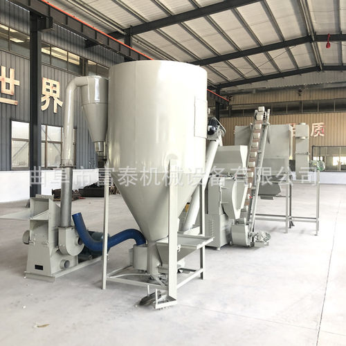 大型猪鸡鸭饲料造粒机 畜牧养殖饲料颗粒机 家禽鱼虾饲料成套设备