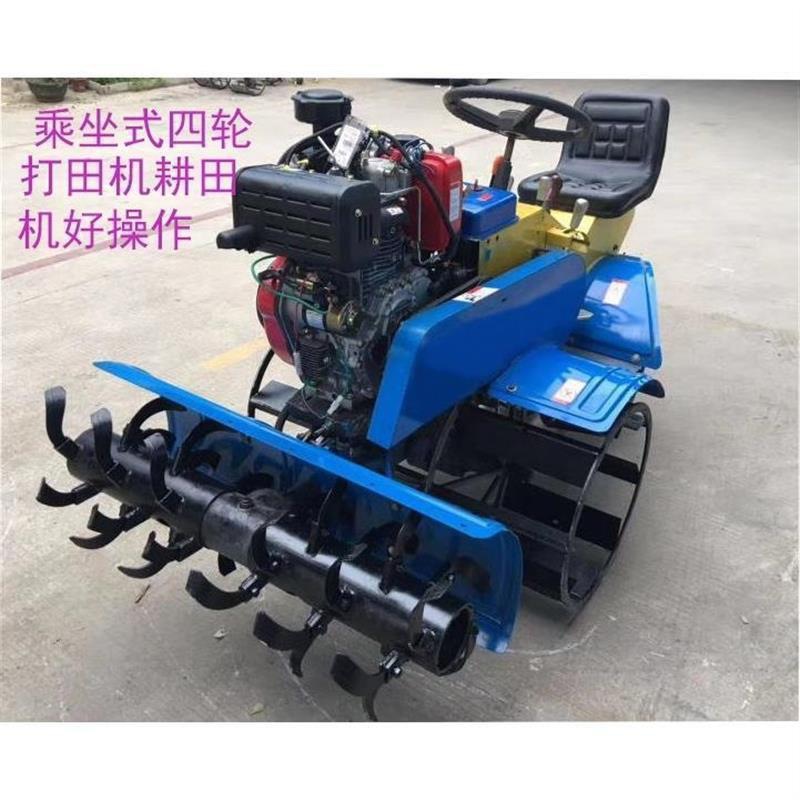 柴油柴油机船功能旱地打耕田油机机耕水田乘坐机式多功能旋耕风冷