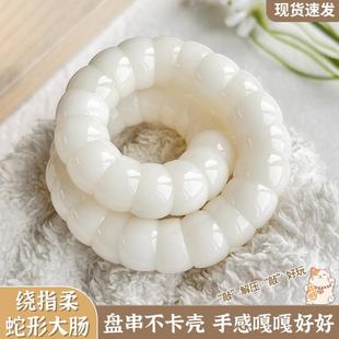 大肠菩提手串天然菩提根猪大肠男女盘玩绕指柔佛珠念珠手链文玩