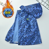 小黄鸭童装 春秋洋气儿童初中三合一外套可拆卸 男童冲锋衣2025新款