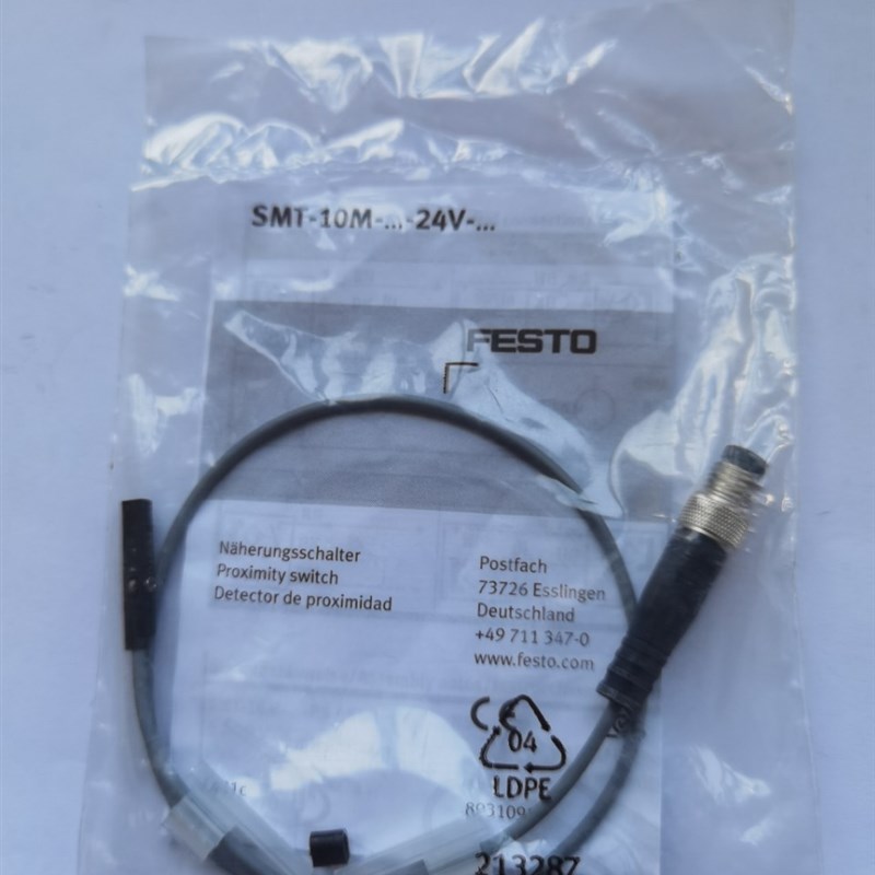 汽缸磁性开关 SMT-10M-PS-24V-E-0.3-L-M8D 订货号551375