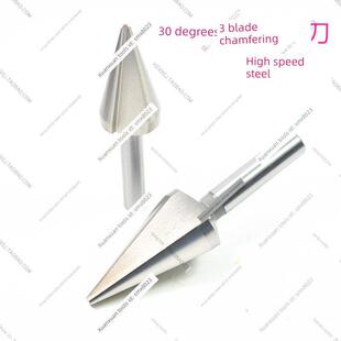 直柄倒角刀十字钻高度钢前峰钢三片3刃30度单面15度1316202530*30