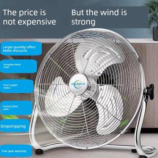 大功率电风扇地风扇台式坐式风扇大功率工业风扇地风扇家用商用静